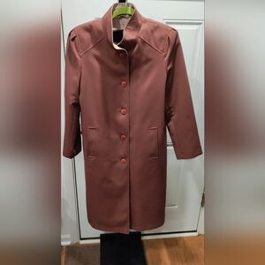 Chic Women's Trench Coat in Rich Brown